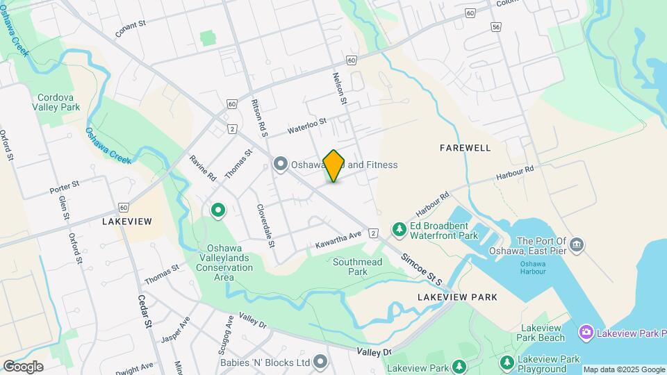 25 Wellington Av E Map and Location Details