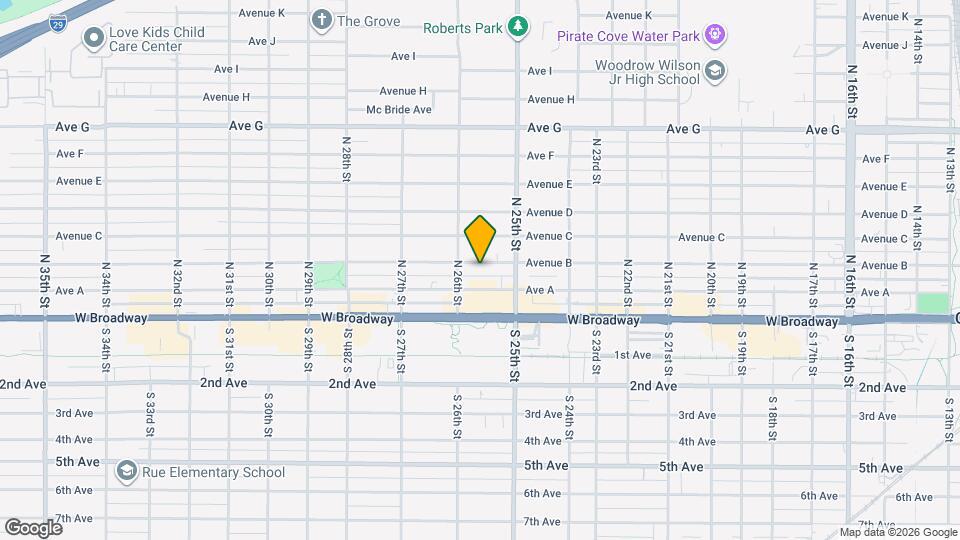 2535 Avenue B Map and Location Details