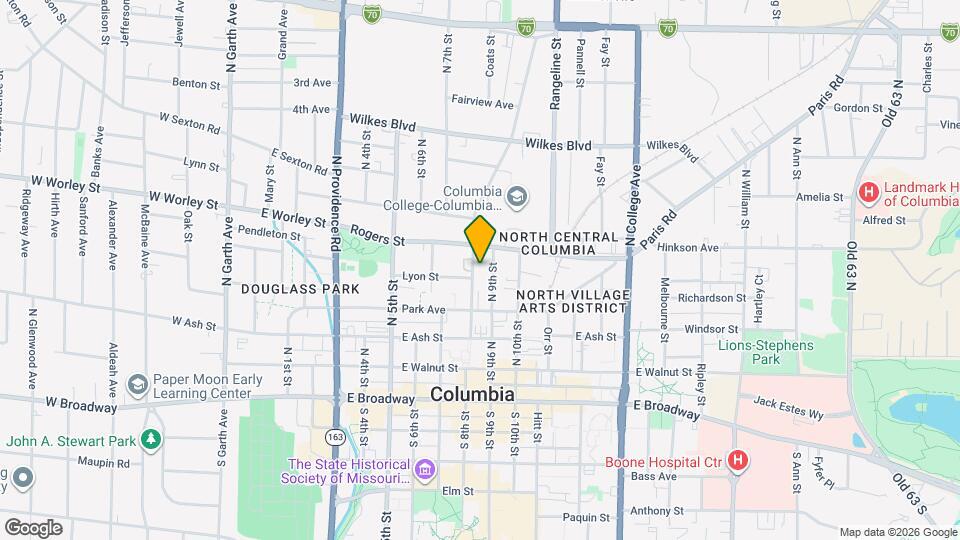 402 N 8th St Map and Location Details