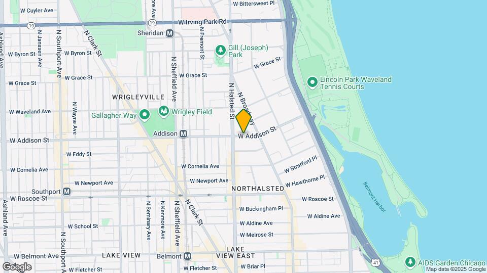 745 W Addison St Mapa y Detalles de la Ubicación