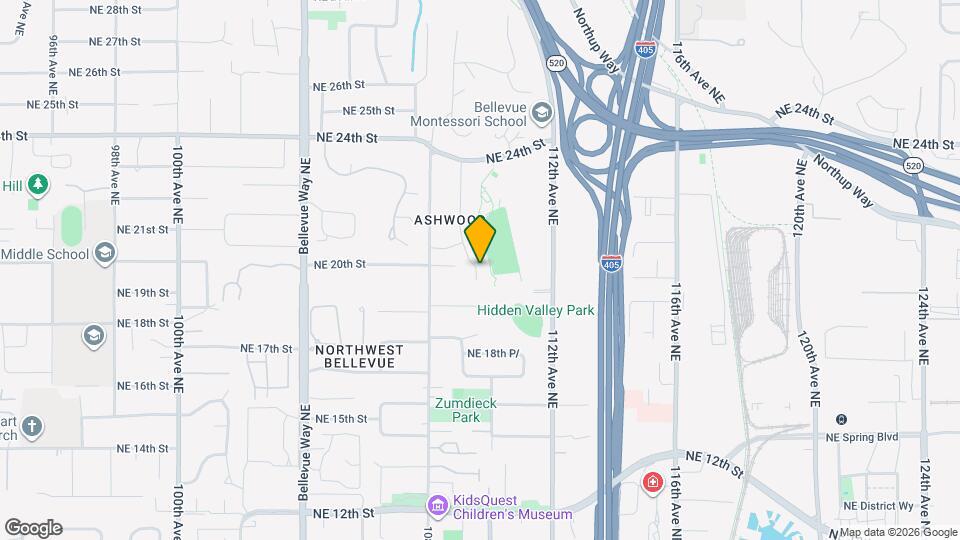 1930 109th Ave NE Map and Location Details