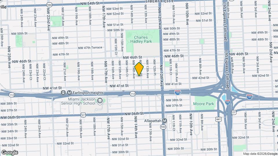 1355 NW 42nd St Map and Location Details