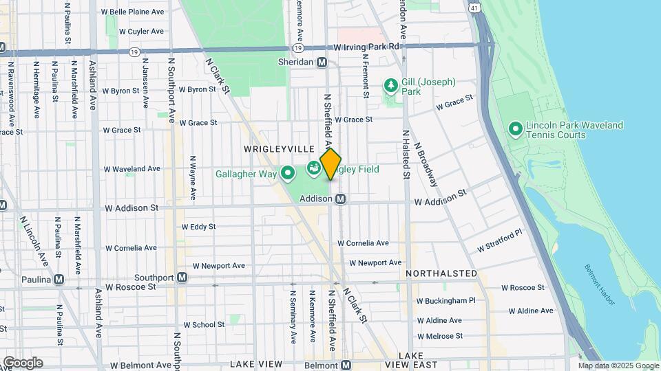 3645 N Sheffield Ave Map and Location Details