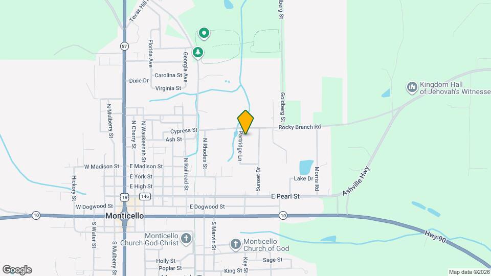 1080 Partridge Ln Map and Location Details