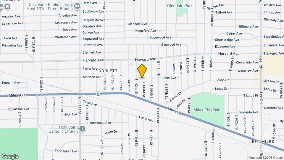 4126 E 143rd St Map and Location Details