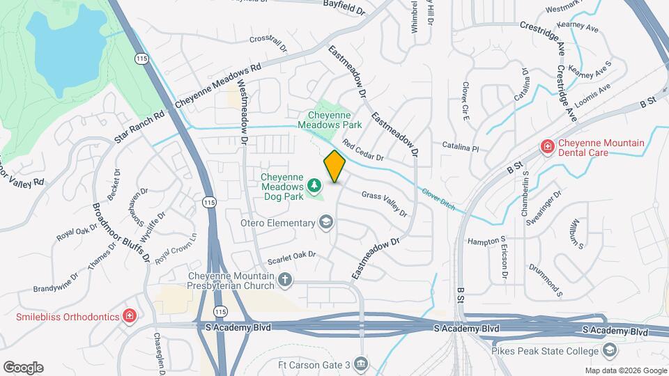 1275 Grass Valley Dr Map and Location Details