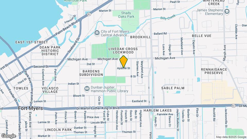 3350 Apache St Map and Location Details