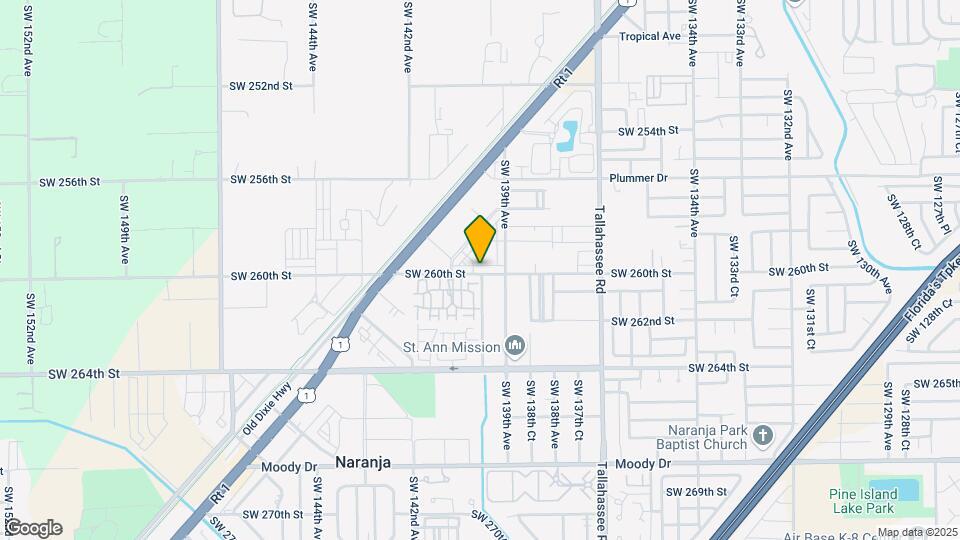 13944 SW 259th Way Map and Location Details