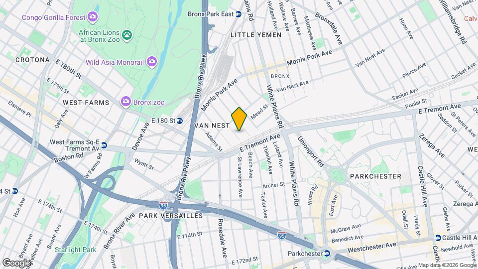 1618 Melville St, Unit 1618 Melville 2nd Floor Map and Location Details
