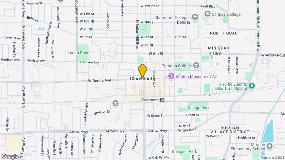 408 W Bonita Ave Map and Location Details