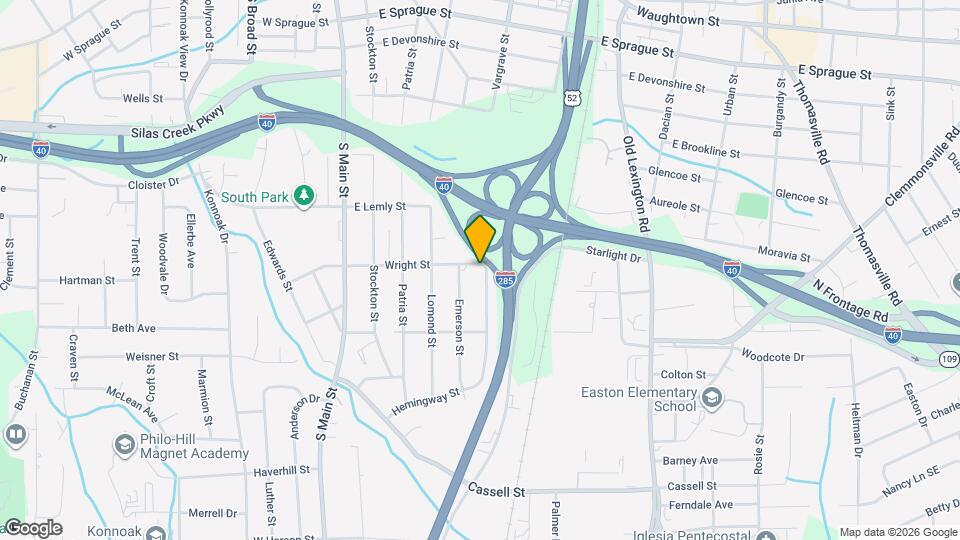 537 Hemingway St Map and Location Details