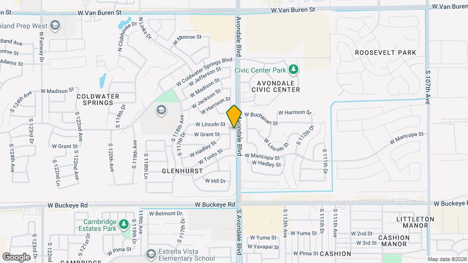 517 S 115th Dr Map and Location Details