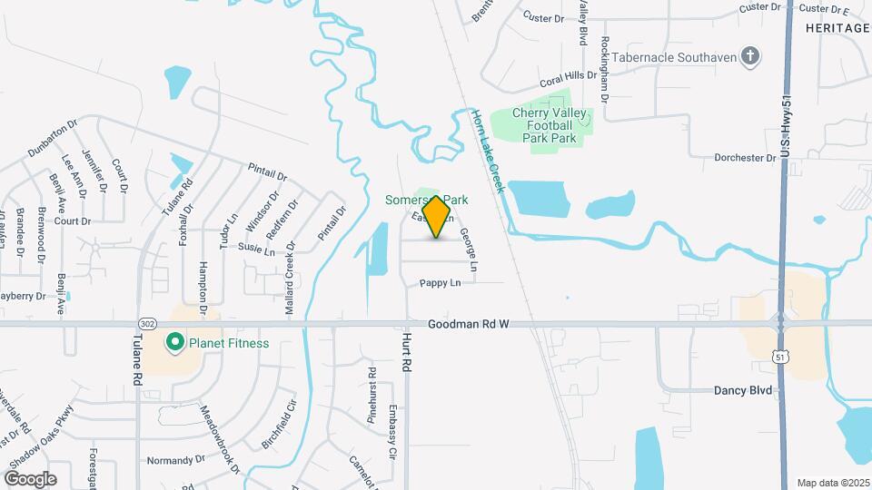 2419 Lasonya Ln Map and Location Details