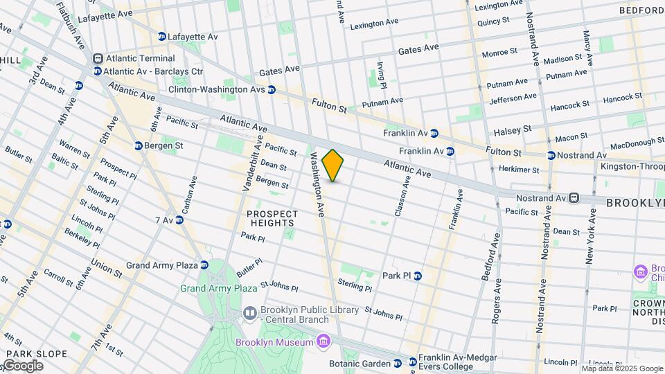 814 Dean St Mapa y Detalles de la Ubicación