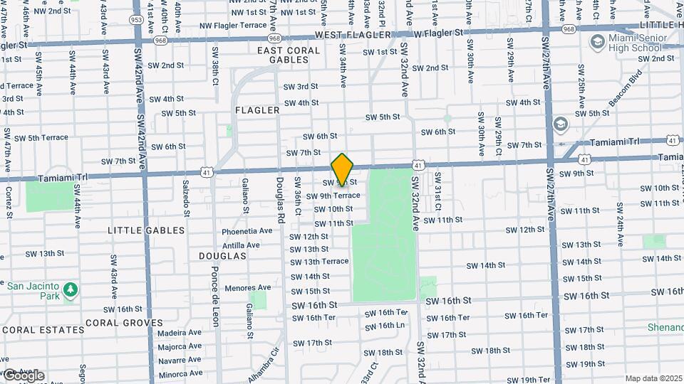 3401 SW 9th Terrace Map and Location Details