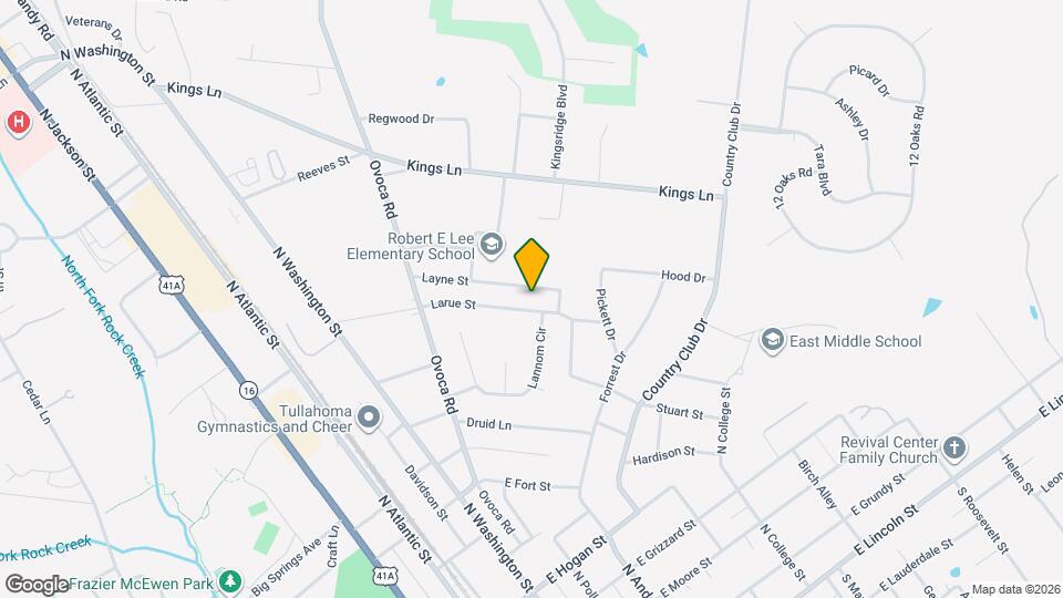 510 Layne St Map and Location Details