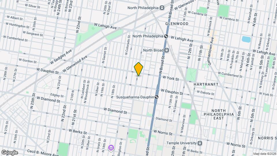 2341 N 16th St Map and Location Details