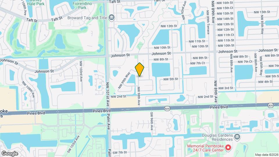 9741 NW 5th St Map and Location Details