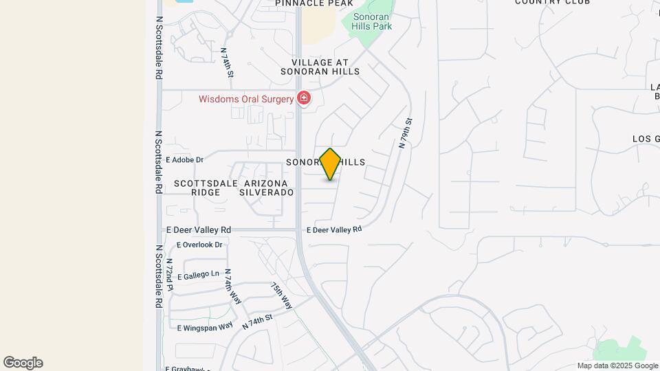 7682 E San Fernando Dr Map and Location Details