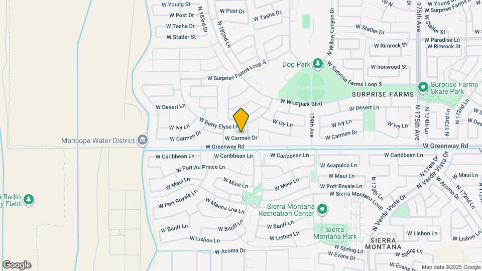 18172 W Carmen Dr Map and Location Details