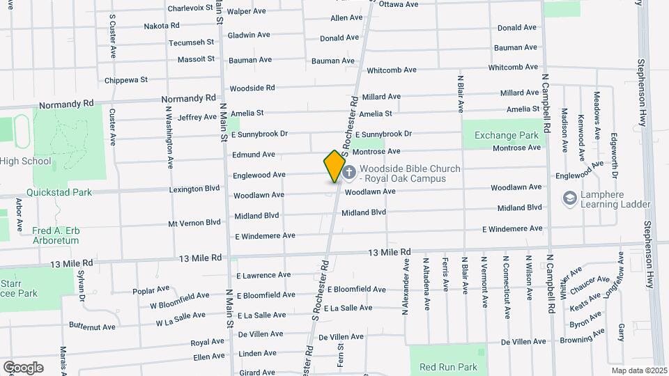 3603 Rochester Rd Map and Location Details