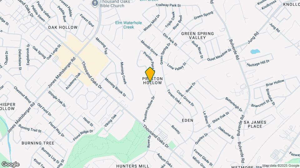 15203 Preston Pass Dr Map and Location Details