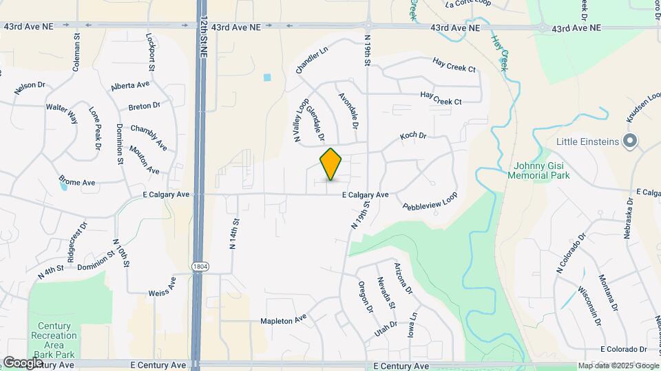 1780 E Calgary Ave Map and Location Details