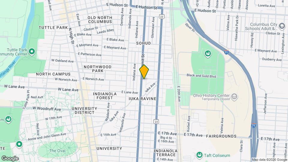 2136-2138 Summit St Mapa y Detalles de la Ubicación