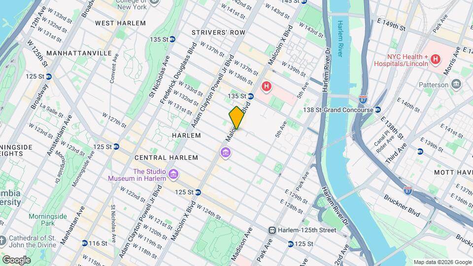 430 Malcolm X Blvd Mapa y Detalles de la Ubicación