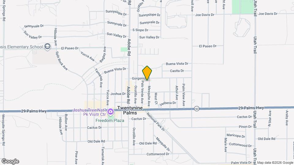 6330 Mesquite Ave Map and Location Details