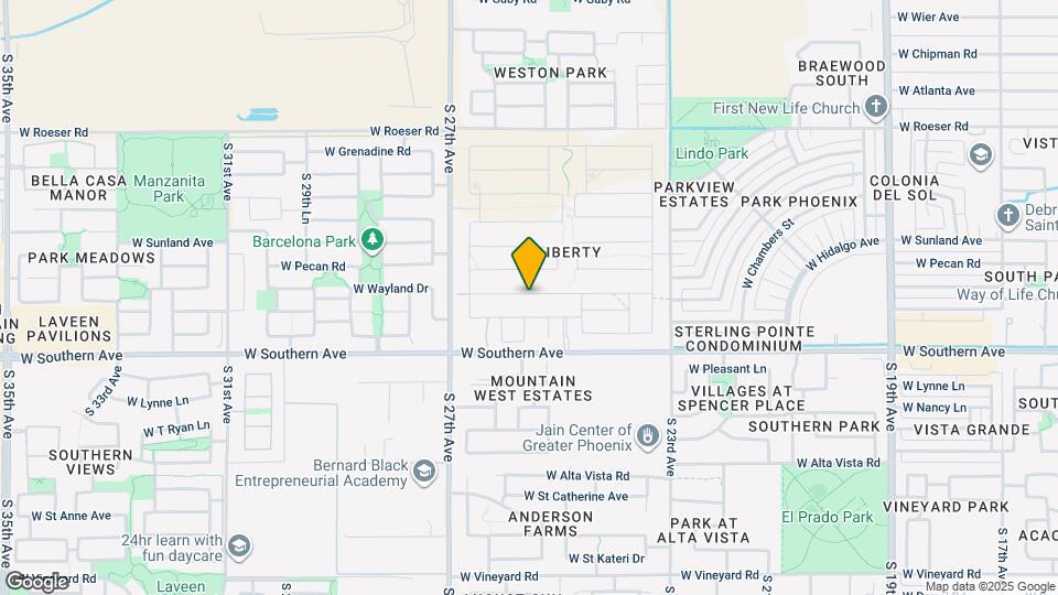 2543 W Hidalgo Ave Map and Location Details