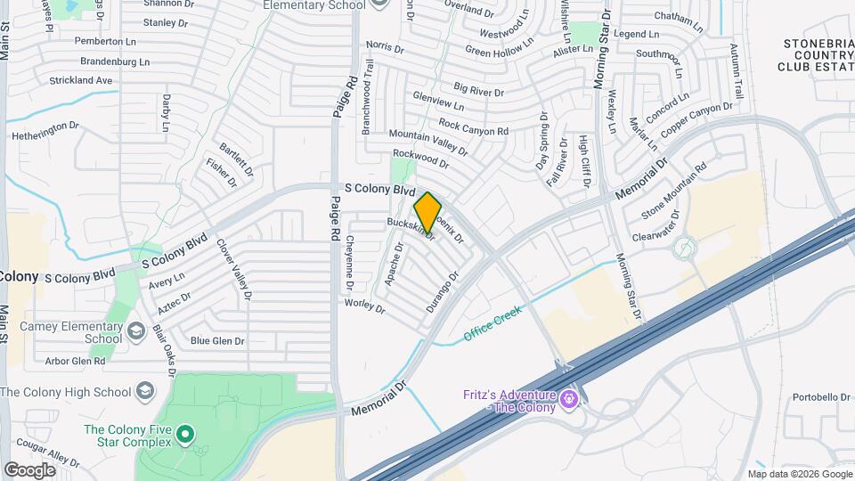 5525 Buckskin Dr Map and Location Details