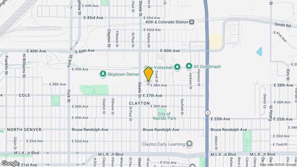 3801 Adams St Map and Location Details
