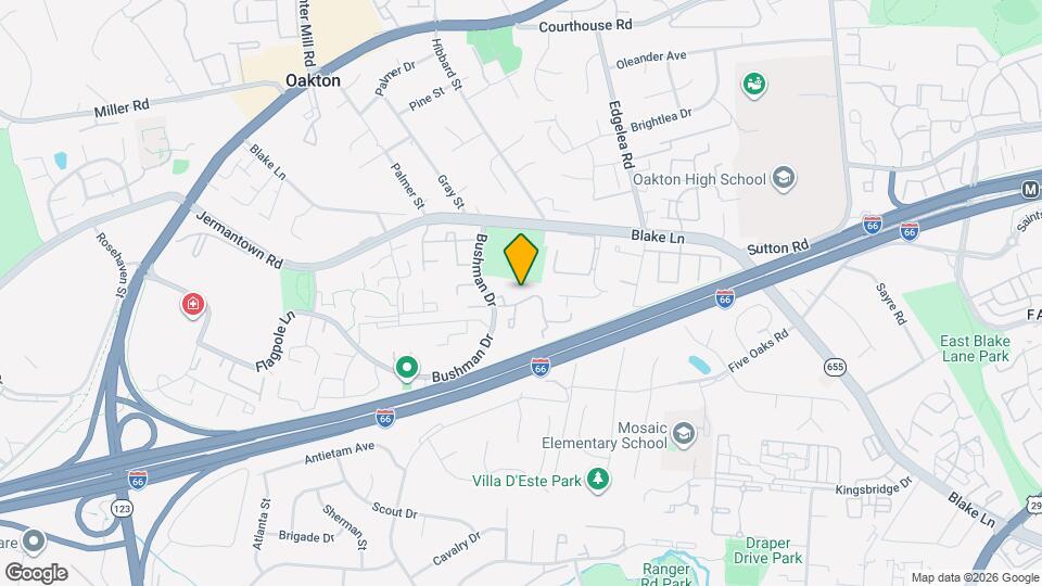 10142 Oakton Terrace Rd Map and Location Details