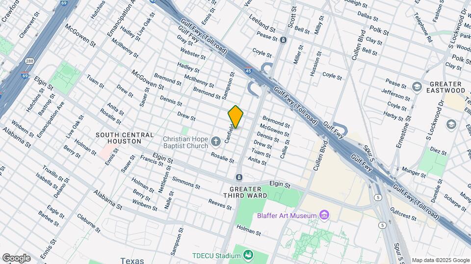 2719 Canfield St Mapa y Detalles de la Ubicación