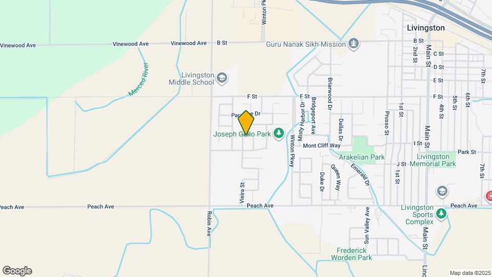 1168 Fernwood Way Map and Location Details