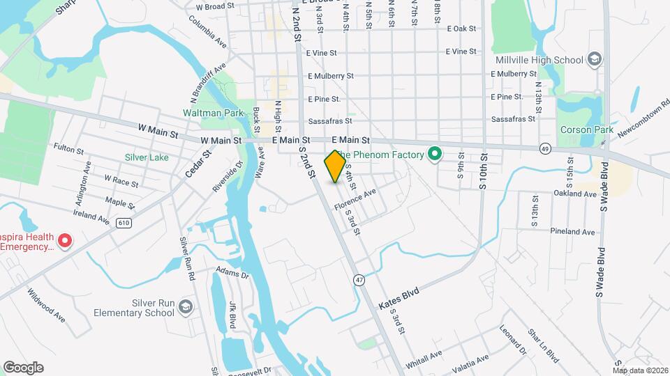 216 S 3rd St Map and Location Details