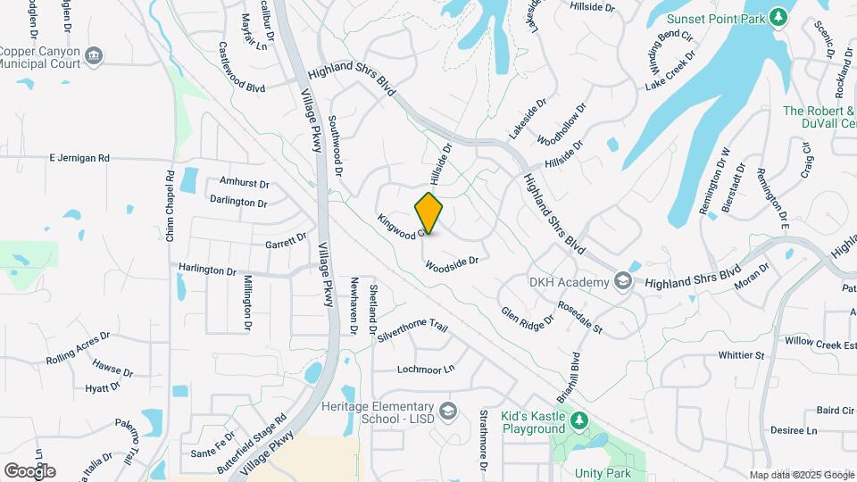 2520 Woodside Dr Map and Location Details