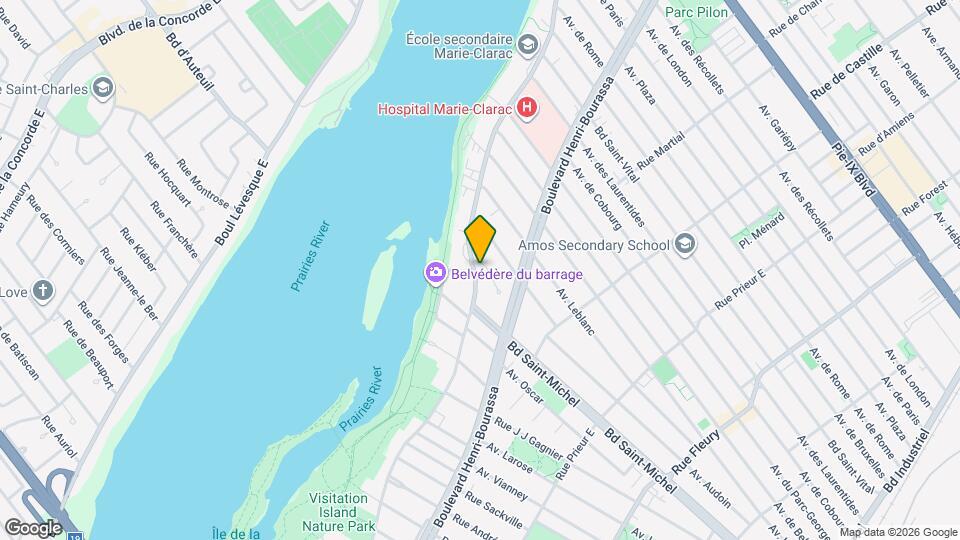 3270 Gouin Boul E Map and Location Details