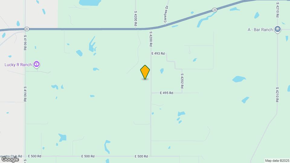 21304 S 4200 Rd Map and Location Details