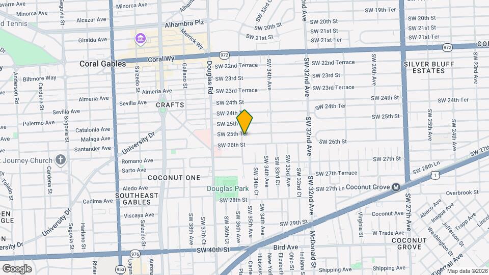 3574 SW 25th Terrace Map and Location Details