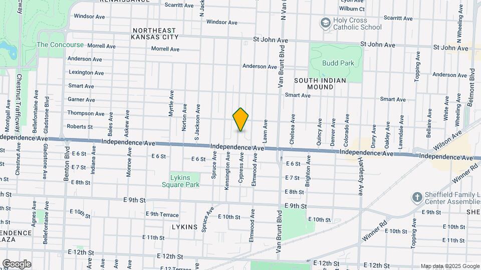 527 Cypress Ave Map and Location Details