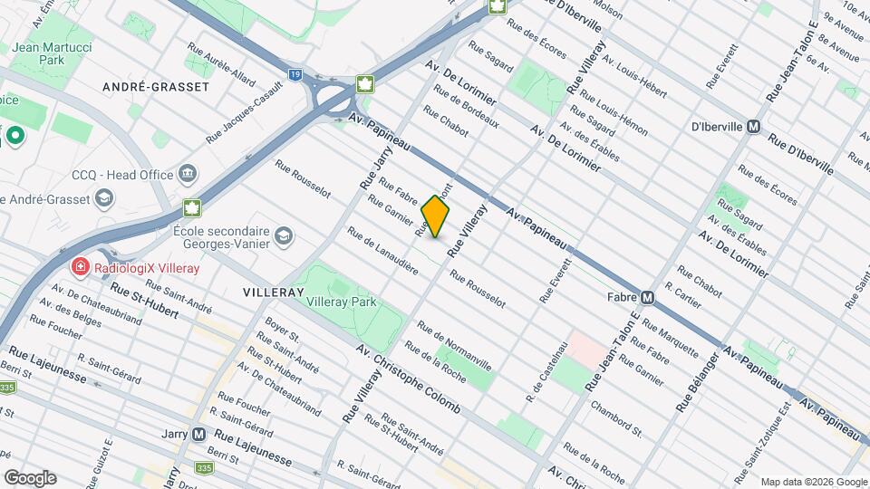 7800 Garnier Rue Map and Location Details