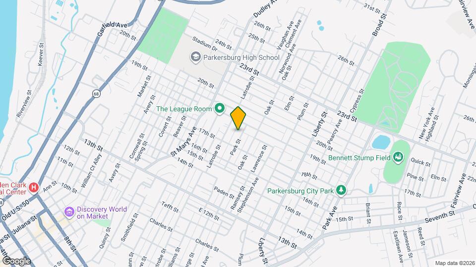 1717 Park St Mapa y Detalles de la Ubicación
