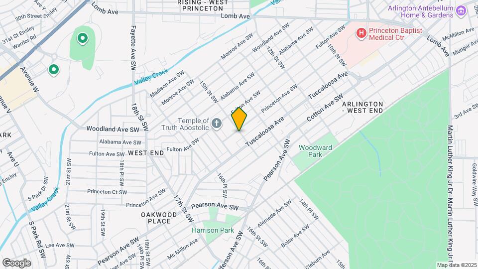 1501 Princeton Ave SW Mapa y Detalles de la Ubicación