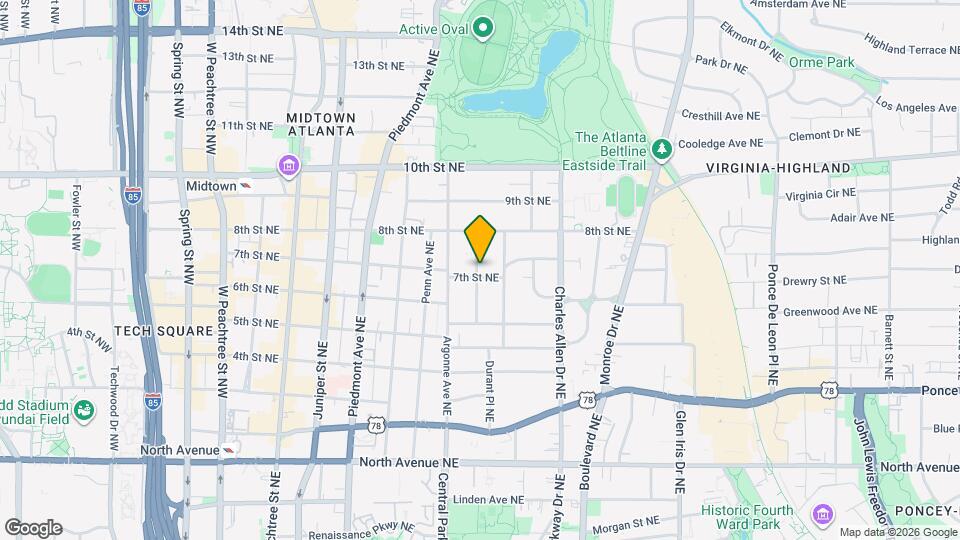 338 7th St NE Map and Location Details