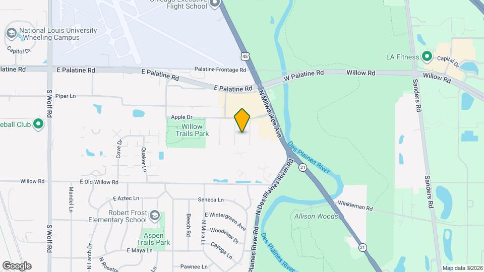 931 Jonathon Ct, Unit River Trails Mapa y Detalles de la Ubicación