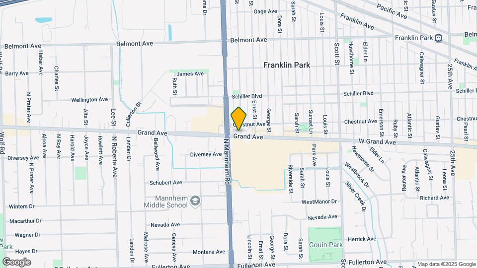 2824 Lincoln St Map and Location Details