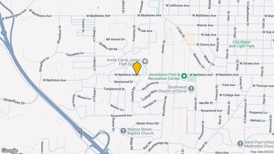 1905 W Nettleton Ave Map and Location Details