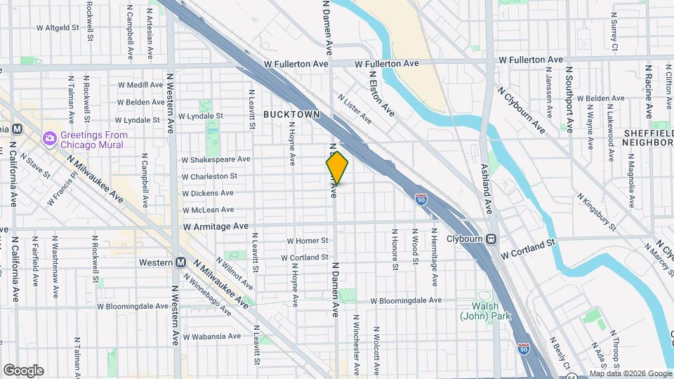 1959 W Dickens Ave Map and Location Details